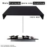 Tampa de Proteção Fogão Cooktop 4 Bocas em Mdf Preto - 2