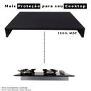 Ver imagem 2 de Tampa de Proteção Fogão Cooktop 4 Bocas em Mdf Preto