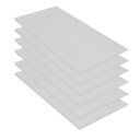 Ver imagem 3 de Kit 6 Colchonete Ginastica Academia Creche Yoga Fitness 95X59X3 Courino Branco - D A DECOR