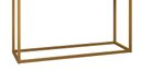 Ver imagem 5 de Aparador Buffet Pequeno Cinza para Hall de Entrada Luxo Eros 02 Gavetas 90cm Cinza com Dourado