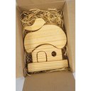 Ver imagem 5 de Blocos de Montar Casinha de Madeira. Brinquedo Artesanal e Decoração.