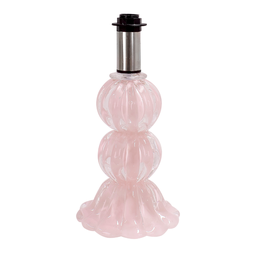 Abajur de Murano Siena Base 23cm Jade Rosa Com Cúpula - 2