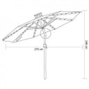 Ver imagem 3 de Ombrelone Octagonal Acionamento a Manivela 248CMX270CM Aruba Marrom/Fendi