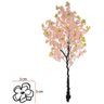 Planta Árvore Artificial Cerejeira X288 Rosa Claro 1,6m - 1