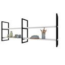 Ver imagem 3 de Prateleira Industrial Suspensa Teto Cozinha pratileira prateleira mdf nicho industrial nichos para