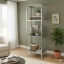 Ver imagem 2 de Estante Prateleira de Aço 60cm com 4 Bandejas:prata