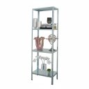 Ver imagem 3 de Estante Prateleira de Aço 60cm com 4 Bandejas:prata