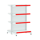 Ver imagem 1 de Gôndola Central Branca 1,00m de Largura x 1,42m de Altura - Amapá - Vermelho1