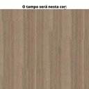 Ver imagem 2 de Mesa de Reunião com Caixa de Tomada 200 x 90 cm Pé Painel PE25 MDP Noce Naturalle Base Preta