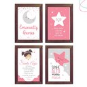 Ver imagem 3 de Quadros Decoração Quarto Infantil Brilha Brilha Estrelinha:preta