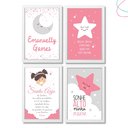 Ver imagem 2 de Quadros Decoração Quarto Infantil Brilha Brilha Estrelinha:preta