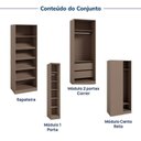 Ver imagem 6 de Guarda-roupa Modulado de Canto Linear 4 Peças 6 Portas Cabecasa Madeiraoriginals