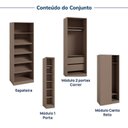 Ver imagem 6 de Guarda-Roupa Planejado de Canto Linear 4 Peças 6 Portas CabeCasa MadeiraOriginals