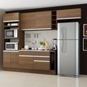 Ver imagem 1 de Armário de Cozinha Completa 290cm Rustic Safira Madesa 04