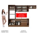 Ver imagem 6 de Armário de Cozinha Completa 290cm Rustic Safira Madesa 04