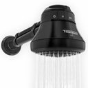Ver imagem 4 de Ducha Faminho de 4 Temperaturas com Cano Preto de 30cm 220 Volts 6800 Watts - 00242152 - Fame