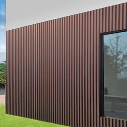 Painel Ripado Wpc Externo Cor Cumaru/bordo 2,90m X 20cm (0,58m²) - 2
