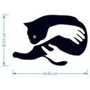 Ver imagem 3 de Quadro Decorativo Aplique Parede Gato Preto Felino Mdf 3mm