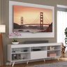 Rack Retrô com Painel TV até 65 Polegadas Miami Multimóveis MP1060 Branco - 2