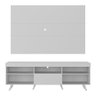 Rack Retrô com Painel TV até 65 Polegadas Miami Multimóveis MP1060 Branco - 6