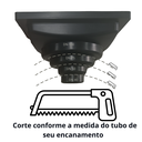 Ver imagem 6 de Ralo Anti Odor Inox 304 Modelo 15x15 Bolinha Tela e Coletor Preto Saída Adapt de 40mm até 100mm