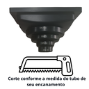 Ver imagem 7 de Ralo Anti Odor Inox 304 Modelo 15x15 Bolinha Tela e Coletor Preto Saída Adapt de 40mm até 100mm