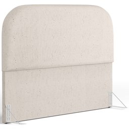 Cabeceira Cama Box Casal 140cm Orgânica Lanna W01 Linho Cru - Lyam Decor - 1