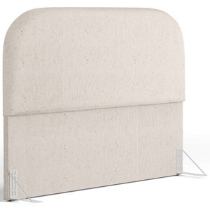 Cabeceira Cama Box Casal 140cm Orgânica Lanna W01 Linho Cru - Lyam Decor