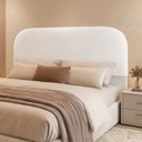 Ver imagem 3 de Cabeceira Cama Box Casal 140cm Orgânica Lanna W01 Linho Cru - Lyam Decor