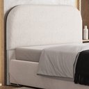 Ver imagem 2 de Cabeceira Cama Box Casal 140cm Orgânica Lanna W01 Linho Cru - Lyam Decor