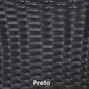 Ver imagem 4 de 6 Cadeiras Jk Fibra Sintética e Assento Impermeável - Trama Preto