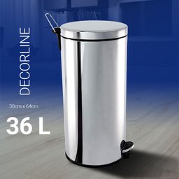 Lixeira Brinox Inox com Pedal 36l - 2