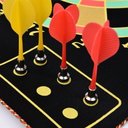 Ver imagem 3 de Jogo de Dardos Magnético Grande Dupla Face Tiro Ao Alvo 4 Dardos