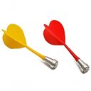 Ver imagem 2 de Jogo de Dardos Magnético Grande Dupla Face Tiro Ao Alvo 4 Dardos