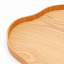 Ver imagem 4 de Bandeja Decorativa Orgânica em Madeira Natural Cinamomo 45x29cm