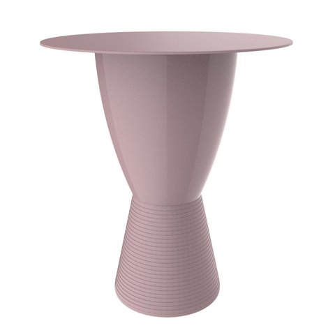 Mesa Tampo Polipropileno Carbo Rosa/Calla Rose
