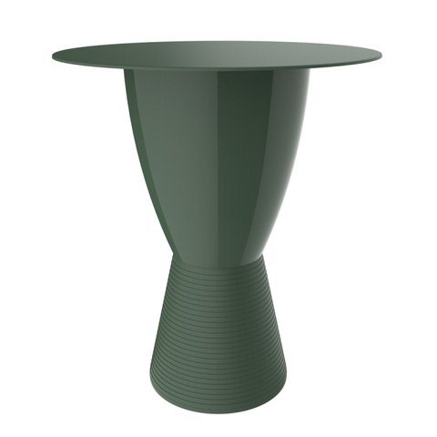 Mesa Tampo Polipropileno Carbo Verde/Alecrim