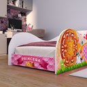 Ver imagem 3 de Cama Solteiro Infantil Montessoriana Mdf Segura Quarto Juvenil Menina Princesa Encantada Rosa- Rpm