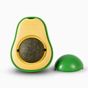 Ver imagem 2 de Bolinha Catnip Abacate Brinquedo P/ Gato Morder Roer