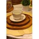 Ver imagem 2 de Tábua de Servir Prato Orgânico P - Madeira de Teca 21x21x2cm