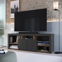 Ver imagem 1 de Rack para TV até 65 Polegadas com 2 Portas e 5 Nichos