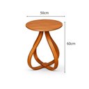 Ver imagem 4 de Conjunto de Canto Lateral Decorativa para Sala Redonda Bella:cinamomo