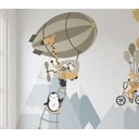 Ver imagem 3 de Papel de parede infantil balãozinho para quarto de bebê M² PP69