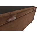 Ver imagem 4 de Cama Box Baú Suede Marrom Viúva 120x188x42