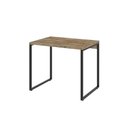 Ver imagem 3 de Mesa Kuadra Office 90x60x75cm Carvalho Preta
