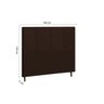 Cabeceira Estofada Box Casal Encosto para Cama Hylux 144x126 Marrom - 2