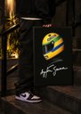Ver imagem 6 de Quadro A3 Decorativo Ayrton Senna c/ Vidro e Moldura Preta:A3