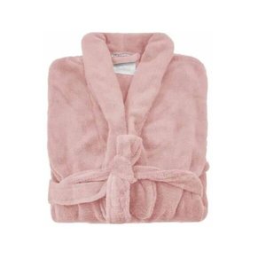Roupão Microfibra Adulto Unissex Macio Quimono Várias Cores:Rosa/M