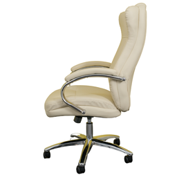 Cadeira Presidente Estofada Boss Bege B.hoff Mobile - 6
