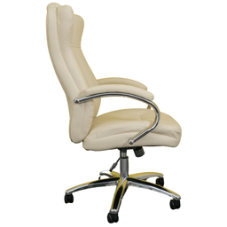 Cadeira Presidente Estofada Boss Bege B.hoff Mobile - 5